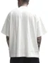 Camiseta Masculina Baw Oversized Connect Manga Curta Estampada - Off White