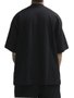 Camiseta Masculina Baw Oversized Gothic Manga Curta Estampada - Preto