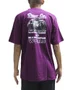 Camiseta Masculina Baw Regular Dystopian Manga Curta Estampada - Roxo