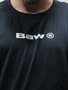 Camiseta Masculina Baw Regular Logo Manga Curta Estampada - Preto