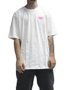 Camiseta Masculina Baw Street Manga Curta Estampada - Off White