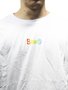 Camiseta Masculina Baw Wordart Manga Curta Estampada - Branco