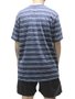 Camiseta Masculina Bazon Listrar Manga Curta Estampada - Multicores