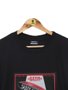 Camiseta Masculina Bazon Manga Curta Estampada - Preto