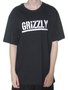 Camiseta Masculina Big Grizzly Stamp Manga Curta Estampada - Preto