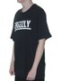 Camiseta Masculina Big Grizzly Stamp Manga Curta Estampada - Preto