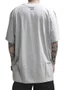 Camiseta Masculina Big Hocks Esp Classe Manga Curta Estampada - Cinza Mesclado