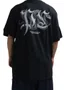 Camiseta Masculina Big Plano C Serpent Cotton Manga Curta Estampada - Preto