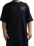 Camiseta Masculina Big Plano C Smoke Cotton Manga Curta Estampada - Preto