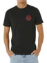Camiseta Masculina Big Rip Curl Wettie E7 Manga Curta Estampada - Preto