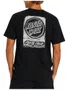 Camiseta Masculina Big Santa Cruz Cut Opus Manga Curta Estampada - Preto