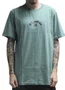 Camiseta Masculina Billabong Arch Manga Curta Estampada - Verde