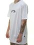 Camiseta Masculina Billabong Arch Mid Manga Curta Estampada - Branco