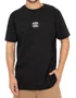 Camiseta Masculina Billabong Bracket Wave Manga Curta Estampada - Preto
