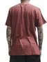 Camiseta Masculina Billabong Bracket Wave Manga Curta Estampada - Vinho