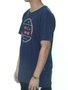 Camiseta Masculina Billabong Frotor Manga Curta Estampada - Azul Marinho 