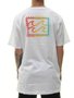 Camiseta Masculina Billabong M,/C Crayon Wave II Manga Curta Estampada - Branco