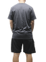 Camiseta Masculina Billabong Mid Arch Manga Curta Estampada - CInza/Mescla