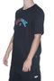 Camiseta Masculina Billabong Okapi II Manga Curta Estampada  - Preto