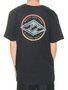 Camiseta Masculina Billabong Rotor Diamond Manga Curta Estampada - Preto
