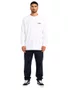 Camiseta Masculina Billabong Small Arch Manga Longa Estampada - Branco