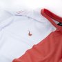 Camiseta Masculina Blaze Bi Color Manga Curta - Branco/Laranja