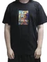 Camiseta Masculina Blinca BCN W Manga Curta Estampada - Preto