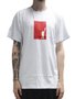 Camiseta Masculina Blinca Calles Manga Curta Estampada - Branco