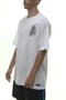 Camiseta Masculina Blinca Força Manga Curta Estampada - Branco