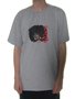 Camiseta Masculina Blinca Jurema Manga Curta Estampada - Cinza Mesclado