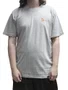 Camiseta Masculina Blinca QXD Manga Curta Estampada - Cinza Mesclado 