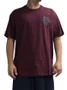 Camiseta Masculina Blunt Basica Astroshroom Manga Curta Estampada - Vinho