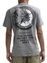 Camiseta Masculina Blunt Básica Derelict Manga Curta Estampada - Chumbo