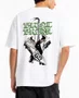 Camiseta Masculina Blunt Basica Historia Manga Curta Estampada - Branco