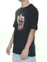Camiseta Masculina Blunt Basica Roar Manga Curta Estampada - Preto