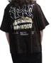 Camiseta Masculina Blunt Boxy Grillz Manga Curta Estampada - Marrom