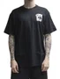 Camiseta Masculina Blunt Dice Manga Curta Estampada - Preto
