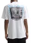 Camiseta Masculina Blunt Logpo Shock Manga Curta Estampada - Branco