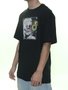 Camiseta Masculina Blunt Marilyn Manga Curta Estampada - Preto
