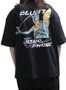 Camiseta Masculina Blunt Over Flariel Manga Curta Estampada - Preto
