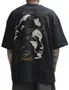Camiseta Masculina Blunt Over Pareidolia B Manga Curta Estampada - Preto