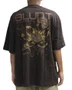 Camiseta Masculina Blunt Over Planet Manga Curta Estampada - Marrom
