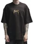 Camiseta Masculina Blunt Over Veduta B Manga Curta Estampada - Marrom