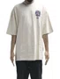 Camiseta Masculina Blunt Over Vinyl Manga Curta Estampada - Creme