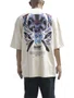 Camiseta Masculina Blunt Over Vinyl Manga Curta Estampada - Creme