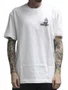 Camiseta Masculina Blunt Palazzo B Manga Curta Estampada - Branco