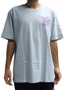 Camiseta Masculina Blunt Tragedy Manga Curta Estampada - Azul Claro