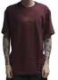 Camiseta Masculina Blunt Vitti B Manga Curta Estampada - Vinho