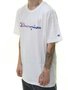 Camiseta Masculina Champion C Life American Dye Logo Manga Curta Estampada - Off White