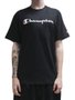 Camiseta Masculina Champion Logo Script Ink Manga Curta Estampada - Preto